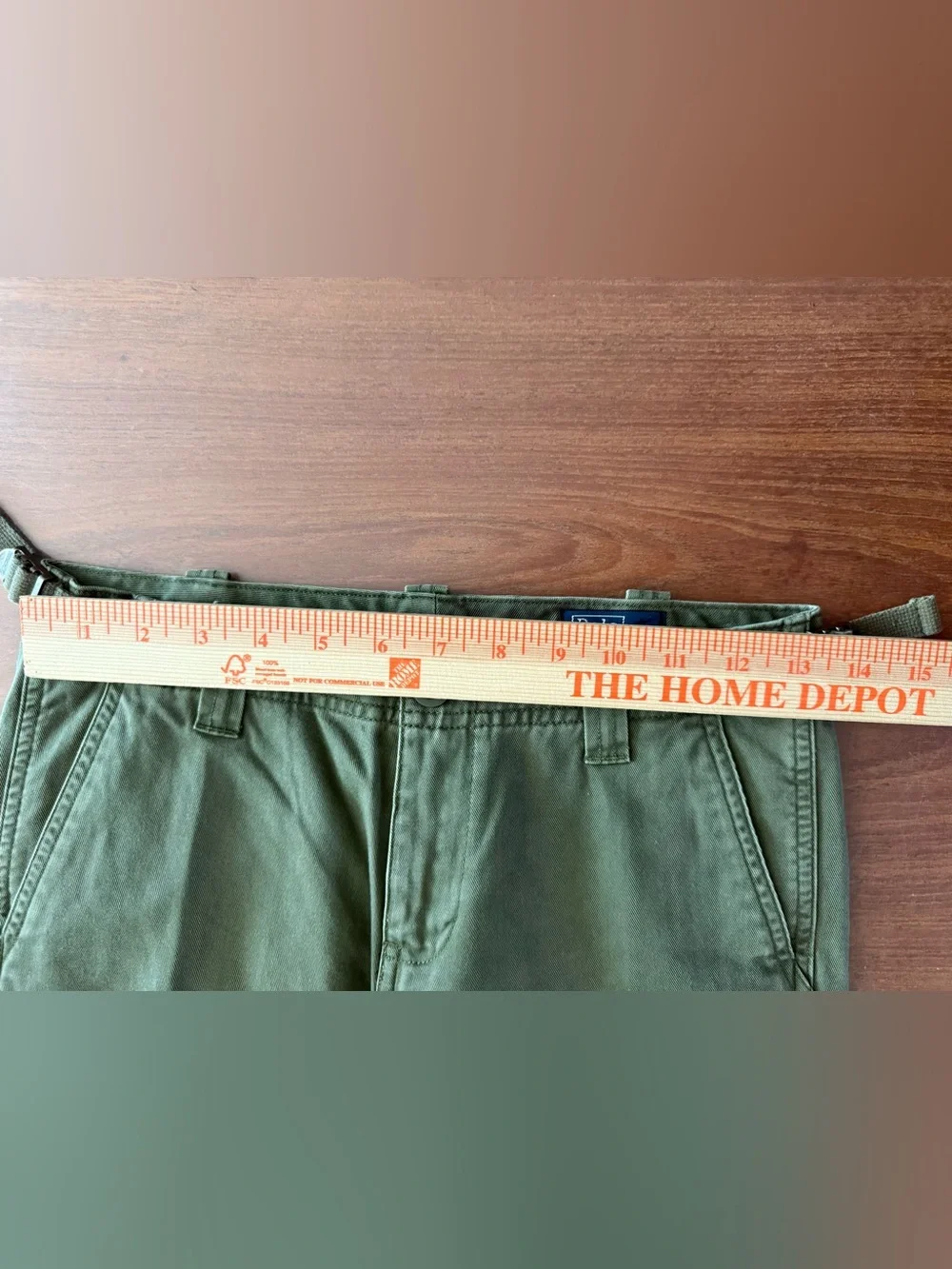 Polo Ralph Lauren Boys Olive Classic Chino Pants Adjustable Waist Size 12